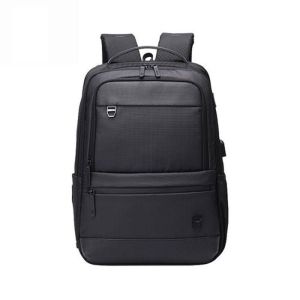 RAHALA 402 15.6-inch Laptop Travel Waterproof Multi-function Backpack With USB-port - Black