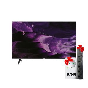 تورنيدو 55 بوصة 4k شاشة سمارت بدون اطار LED - 55US4600E + مشترك سيستم ماكس هدية 