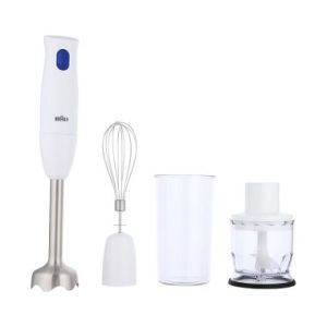  هاند بلندر مالتي كويك 1 من براون + كبه +مضرب بيض3*1 450 وات  ضمان سنة MQ10.202M