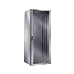 Rittal  42U Cabinet With Glass Door, Rear Solid & Lockable-PN 7888530