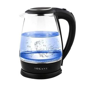 sokany  glass kettle -1 liter-SK-613-1Year  Local Warranty