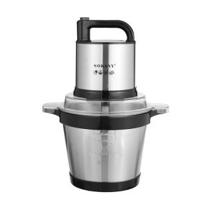 Sokany Chopper and Grinder with Stainless Body- 800 Watt-4 Liter- Silver - SK-7028-1Years Local Warranty