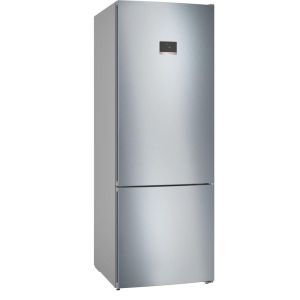 ثلاجة بوش فريزرعلوي نوفروست 505 لتر فضي – KGN56CI30U