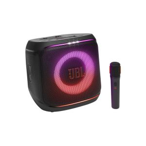 سبيكربلوتوث محمول JBL PartyBox Encore 2 بقوة 100 واط لاسلكي مع ميكروفون أسود - JBLPBENCORE2UK