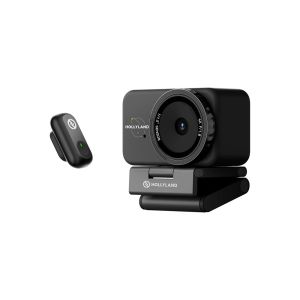 كاميرا ويب هولي لاند لايرا UHD بدقة 4K مع باقة بث تتضمن ميكروفون لاسلكي LARK A1 (أسود)
