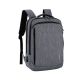 MEINAILI 023 Nylon Laptop Backpack With USB Charging Port - 15.6-inch - Gray