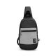 Arctic Hunter XB00060 7.9-Inch Tablet Crossbody Sling Chest Waterproof Bag, light Grey