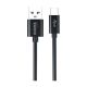 Iconz XBC08T Bazix Aluminum Type-C Cable, 2.4 Ampere - Black