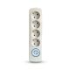 Elios Power Strip 4 Outlets Premio White 2M