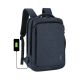 MEINAILI 023 Nylon Laptop Backpack With USB Charging Port - 15.6-inch - Blue