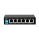 D-Link DGS-F1006P-E 6-Port 1000Mbps Switch with 4 PoE Ports and 2 Uplink Ports