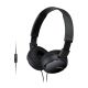 سماعة رأس سوني سلكية أسود- MDR-ZX110AP/B