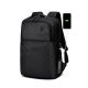 RAHALA 399 15.6-inch Laptop Travel Waterproof Multi-function Backpack With USB-port - Black