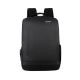 MEINAILI 1809 Nylon Business Waterproof Laptop Backpack Built-In USB Port Headphone Jack - Black