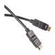 CABLE ICONZ HDMI AA 360 DEGREES 4K 3D 3M BLACK IMN-HC43K