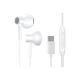 EARPHONE JOYROOM TYPE-C WIRED  JR-EC01 WHITE