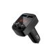 Recci  RCC-N02 USB Car Charger With FM Transmitter, 3.1A, Black 