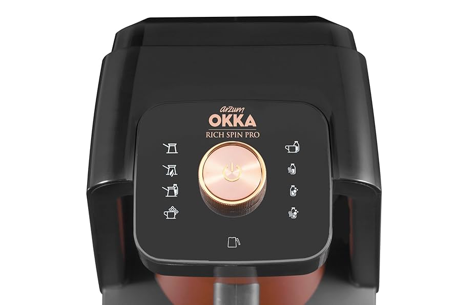 ماكينة القهوة أرزوم OK0026 ريتش برو بالحليب والأرز - نحاسي