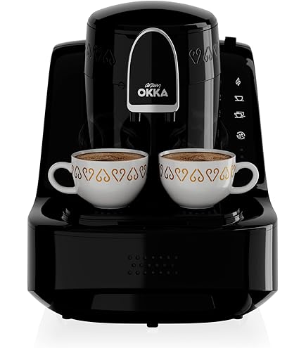 Arzum OKKA OK0040-20 Black & Silver Touch Coffee Machine - Lifestyle