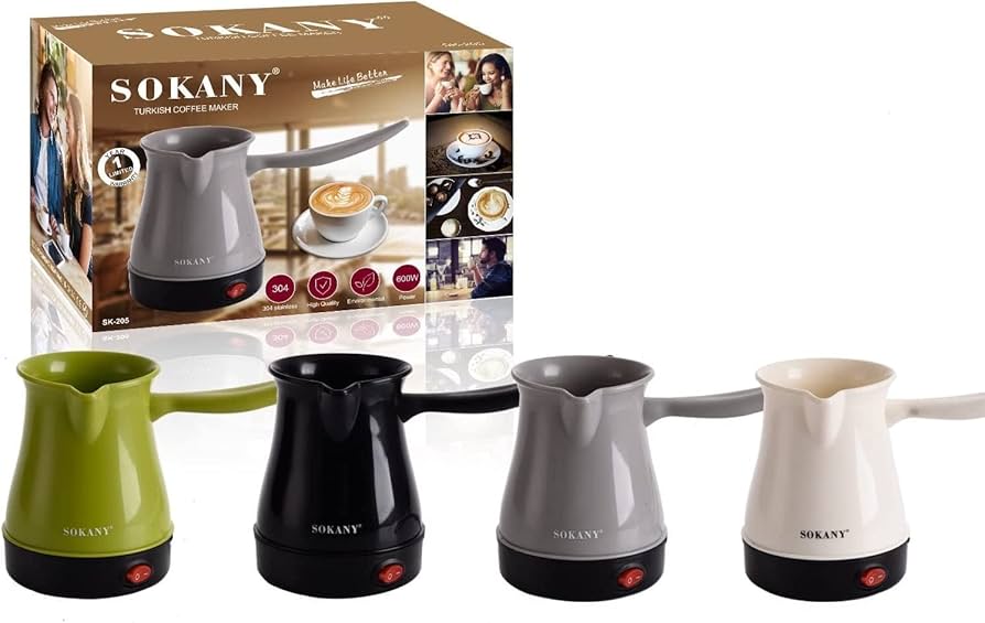 Sokany SK-205 Electric Turkish Coffee Maker - Lifestyle Image